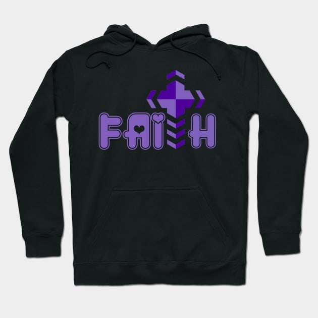 Faith Christian Jesus Cross Hoodie by Christian Faith